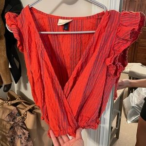 Womens target universal thread crop top size small